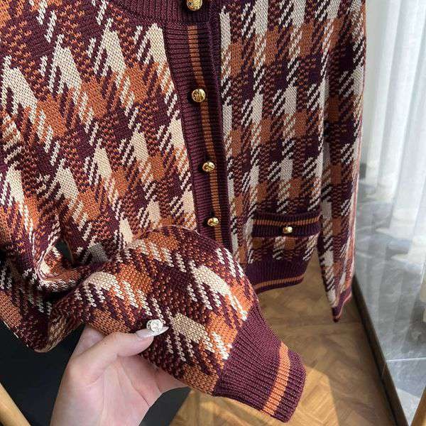プラダ  偽物 Checked wool cardigan チェック カーディガン pus15061